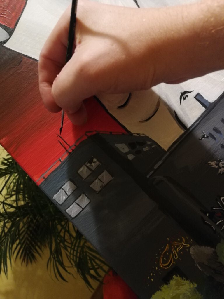 Foto des Acrylbildes "RB Leipzig"